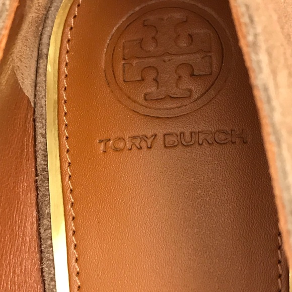 Tory Burch Metal-Miller Suede Loafer - Picture 7 of 8
